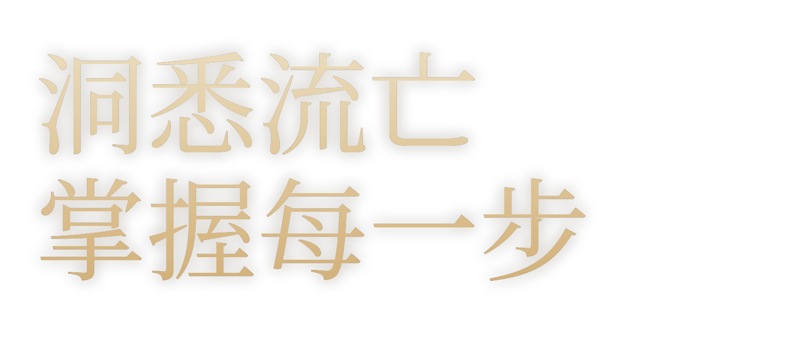 洞悉流亡,掌握每一步。
